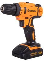 Дрель-шуруповерт аккумуляторная ДА-16Л-2К (2,0 А/ч) Вихрь 72/14/32