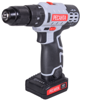 Дрель-шуруповерт аккумуляторная ДА-24-2ЛК-У (ударный) Ресанта 75/14/8