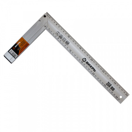 Угольник алюминиевый литой 350 мм Вихрь, шт73/11/3/4