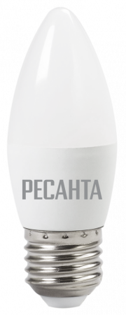 Лампа светодиодная РЕСАНТА LL-R-C37-6W-230-4K-E27  76/1/10