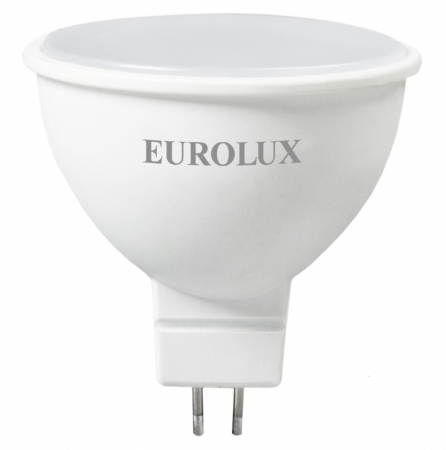 Лампа светодиодная LL-E-MR16-7W-230-4K-GU5 3 (рефлектор, 7Вт, нейтр , GU5 3) Eurolux, шт76/2/24