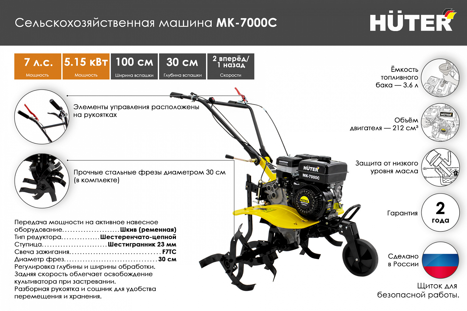 Немецкое качество оборудования Huter