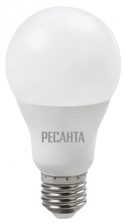 Лампа светодиодная РЕСАНТА LL-R-A65-15W-230-4K-E27  76/1/20