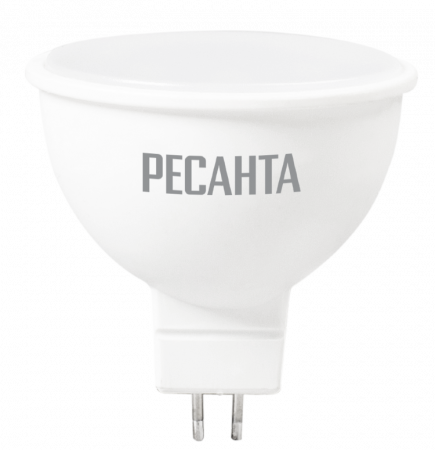Лампа светодиодная РЕСАНТА LL-R-MR16-7W-230-4K-GU5.3  76/1/24
