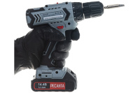 Дрель-шуруповерт аккумуляторная ДА-14-2Л Ресанта, шт75/14/3
