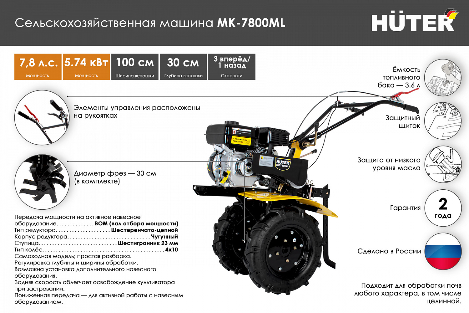 Немецкое качество оборудования Huter