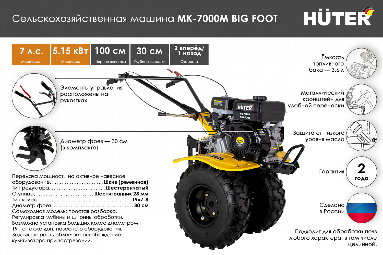 Немецкое качество оборудования Huter